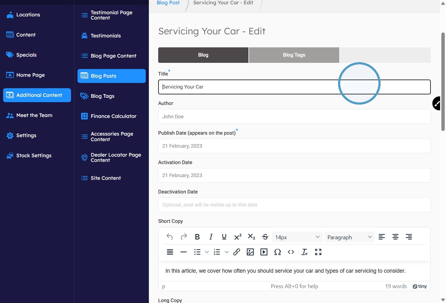 Add, Edit & Publish Blog or News Articles - Step 16.jpeg